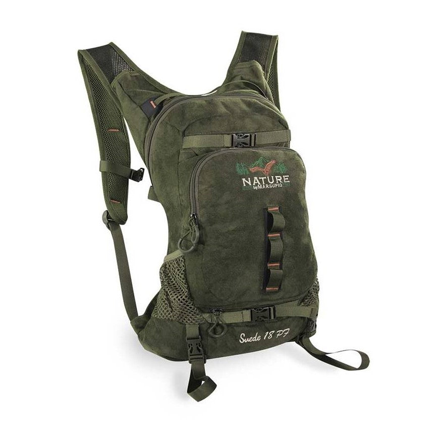 Mochila con bolsillo porta-rifle Nature by Marsupio Suede PF 18 Litros
