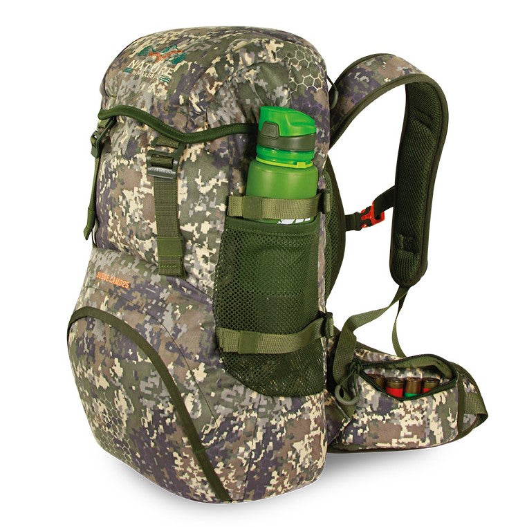 Mochila Nature by Marsupio Suede 25L con sistema de apertura HOOK