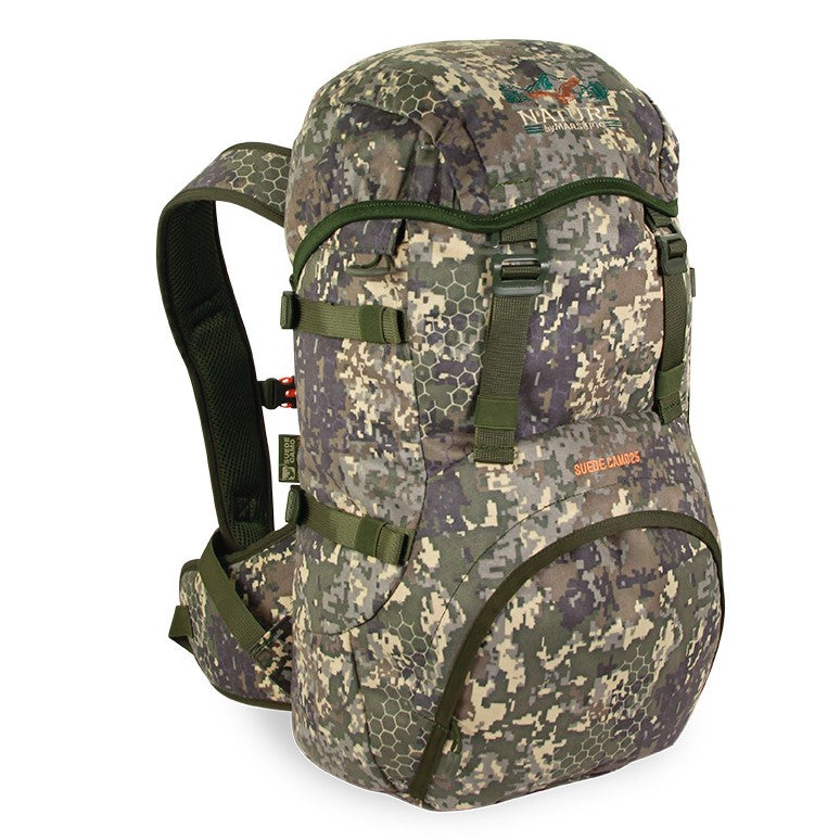 Mochila Nature by Marsupio Suede 25L con sistema de apertura HOOK