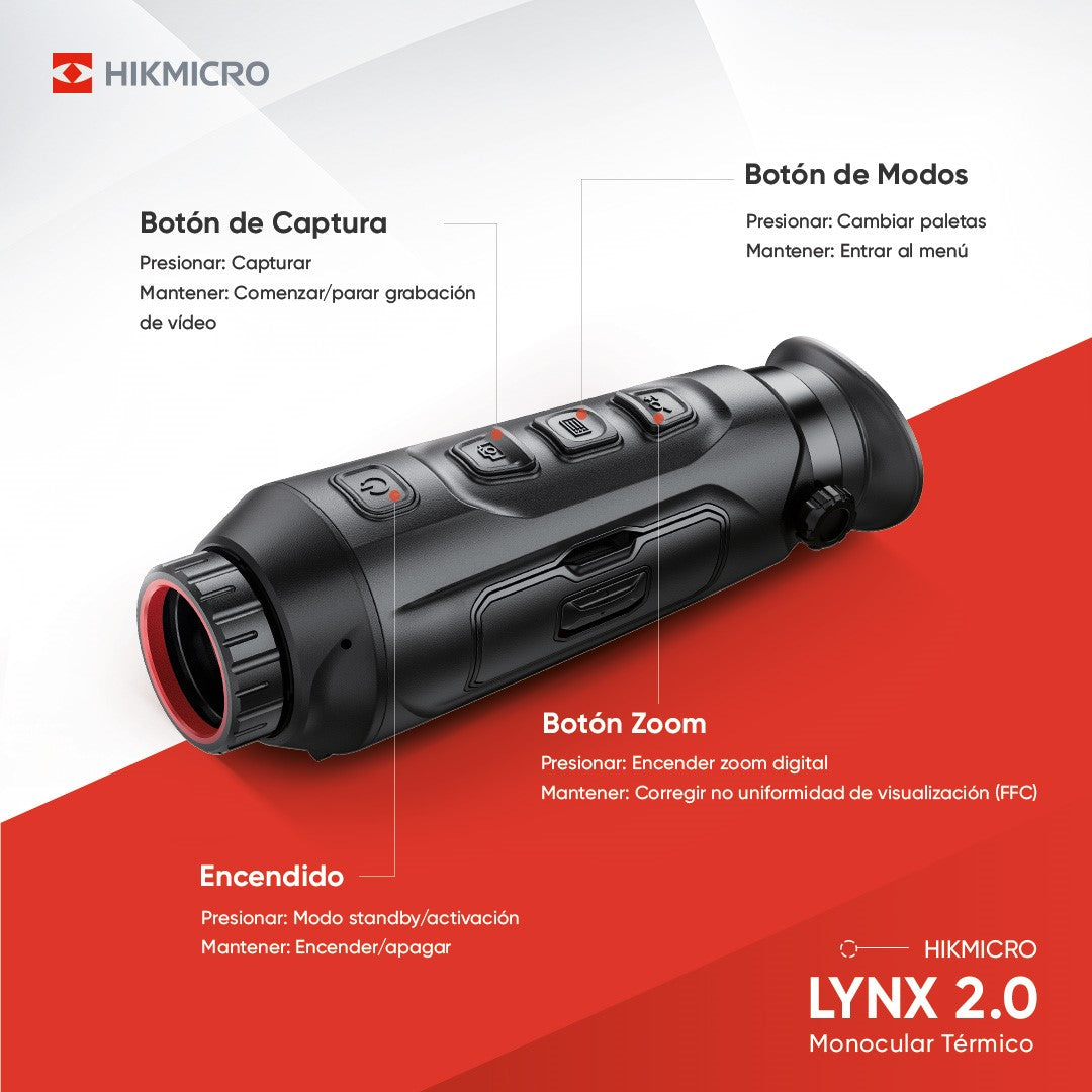 Monocular térmico Hikmicro LYNX Pro LH25 2.0