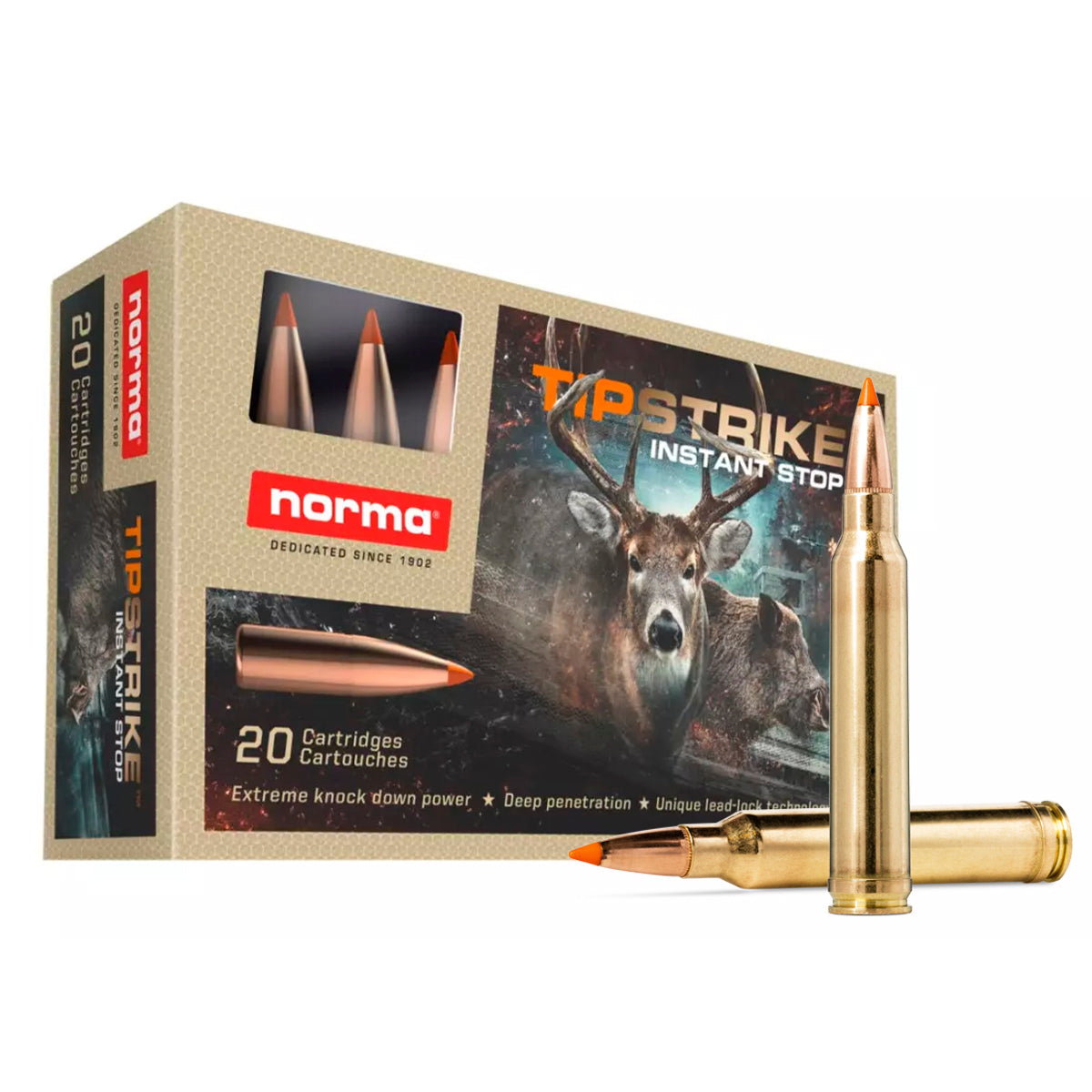 Munición Caza Punta TipStrike Norma