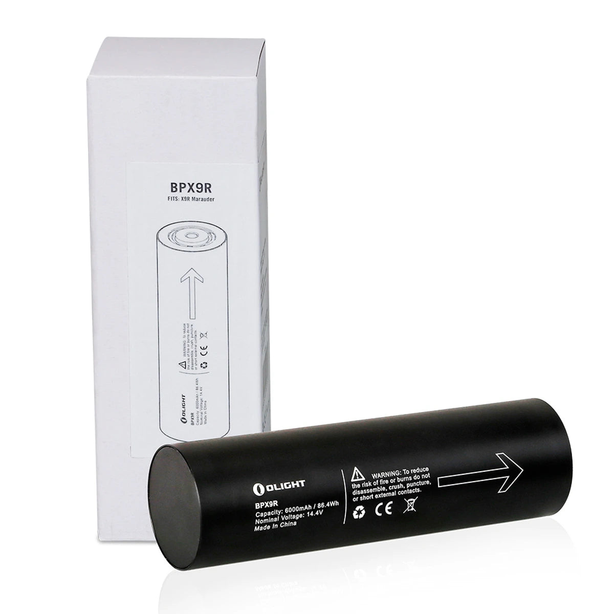 Batería para linterna X9-R Marauder 6,000 mAh Olight - Imagen 2