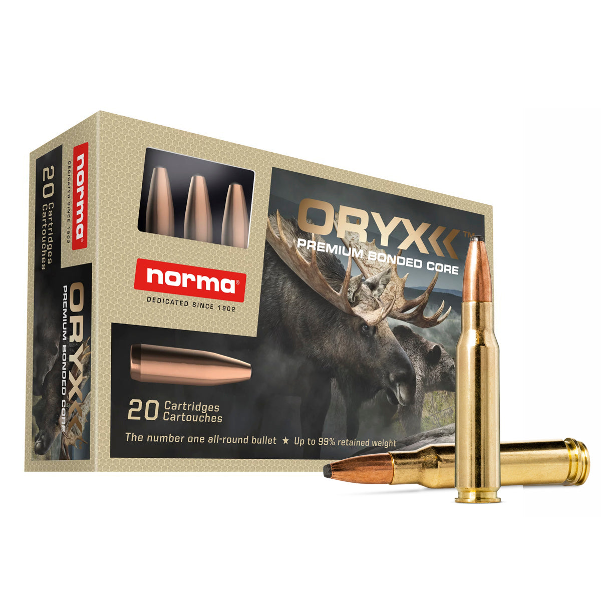 Munición Caza Punta Oryx Norma