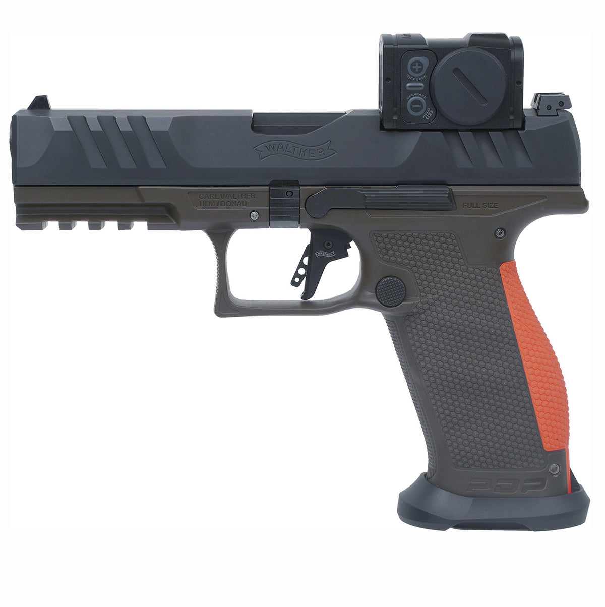 Set de Pistola Semiautomática WALTHER PDP Hunter Pro Full Size 4.5" 9mm