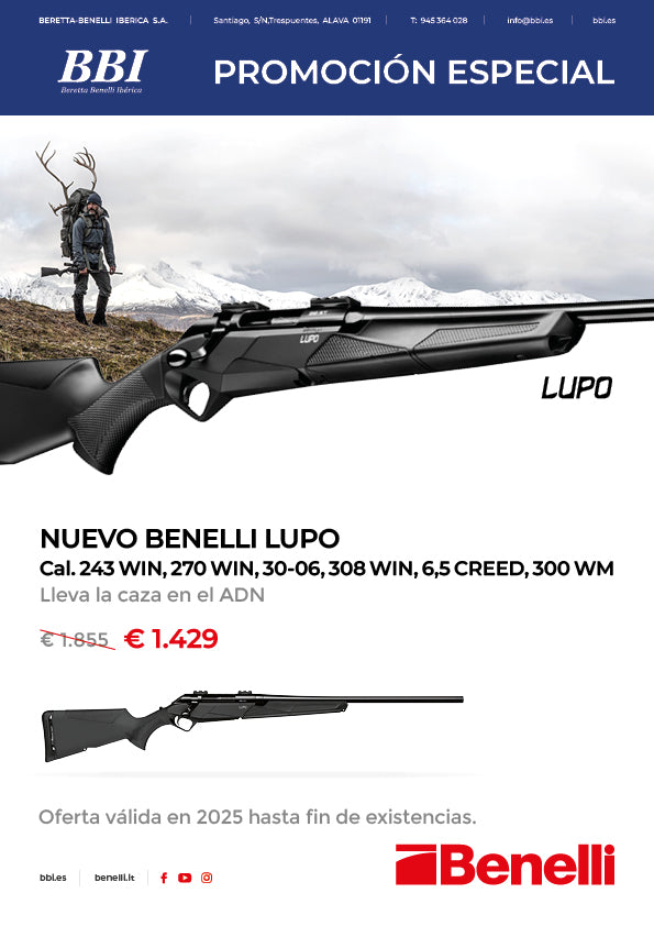 Rifle Lupo de Benelli