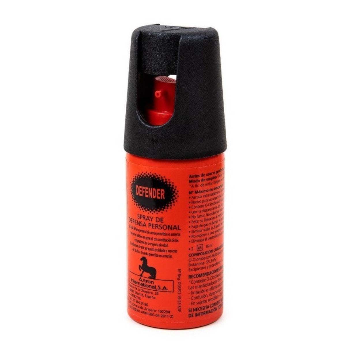 Spray de denfensa personal Defender Homologado