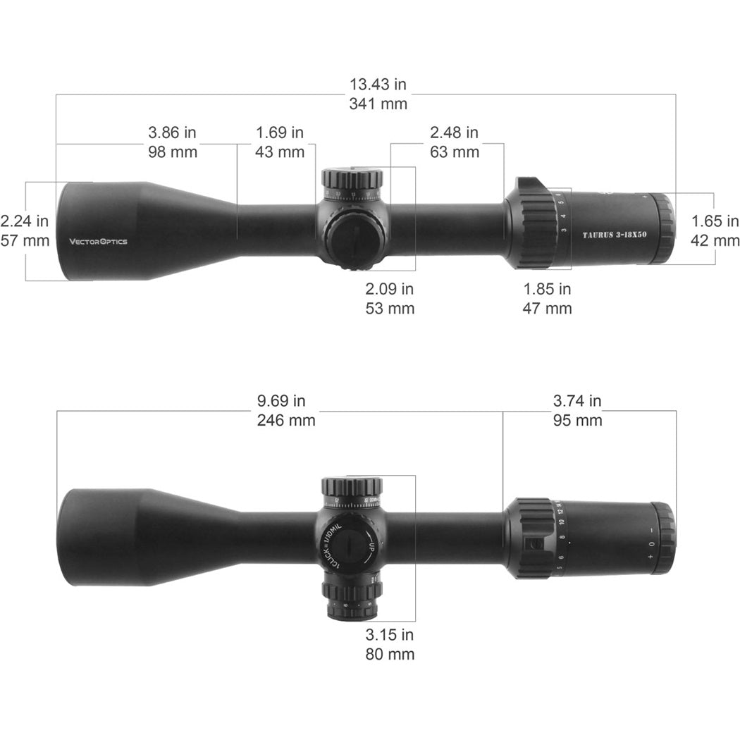 Visor Vector Optics Taurus 3-18x50