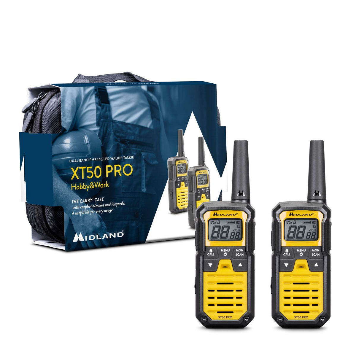 Walkie Talkie MIDLAND XT50 PRO Lazer e Profissional