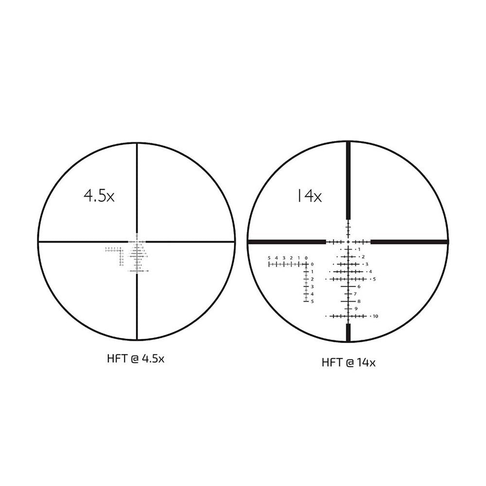 Visor Delta Titanium 4,5-14x44 AO Retícula HFT