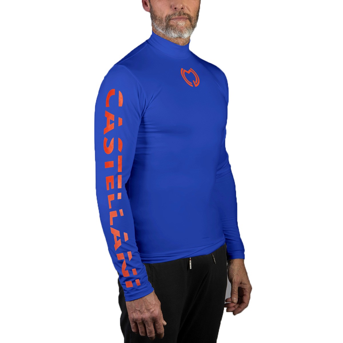 Camiseta elástica Castellani manga larga Hombre 063