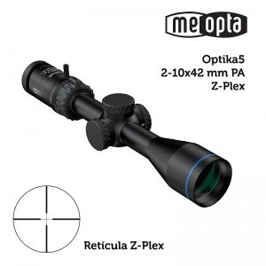 Visor MeoPro Optika5 2-10x42 PA retícula Z-Plex MEOPTA