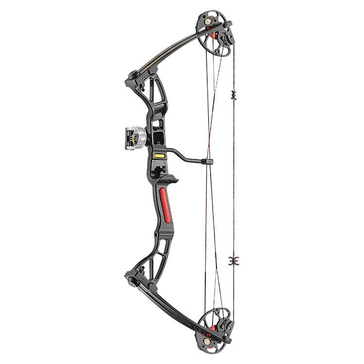 Arco Poleas Rex negro 28" 15-55 lbs. Adulto