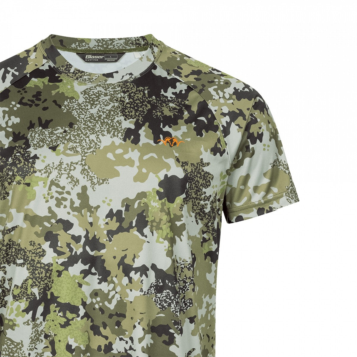 Camiseta manga corta BLASER Tech 23 HunTec Camo funcional