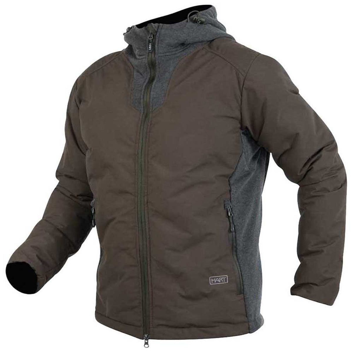 Chaqueta híbrida Hart Hunting Senda-j con capucha