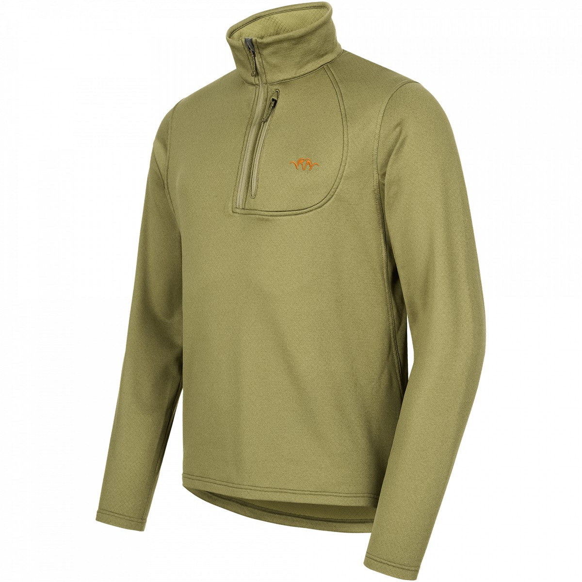 Chaqueta BLASER HunTec Camo / Verde Halfzip Drain Midlayer