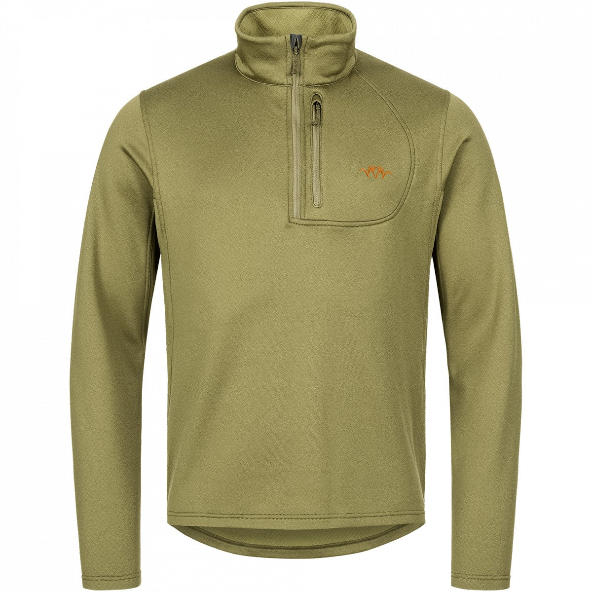 Chaqueta BLASER HunTec Camo / Verde Halfzip Drain Midlayer