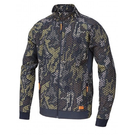 Chaqueta Soft Shell Forest Print Camuflaje Benisport