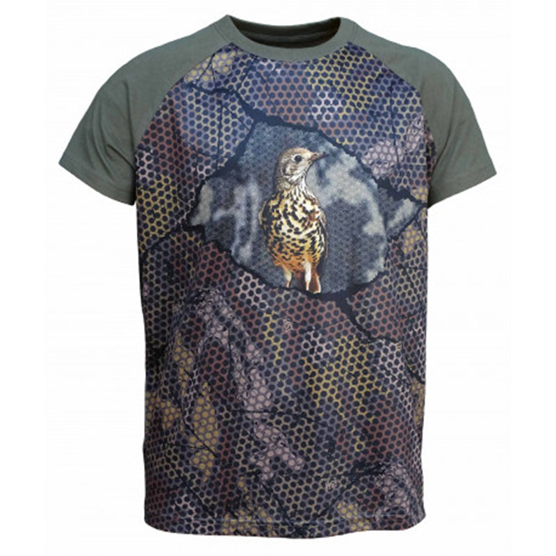 Camiseta Benisport Forest Print 3D zorzal
