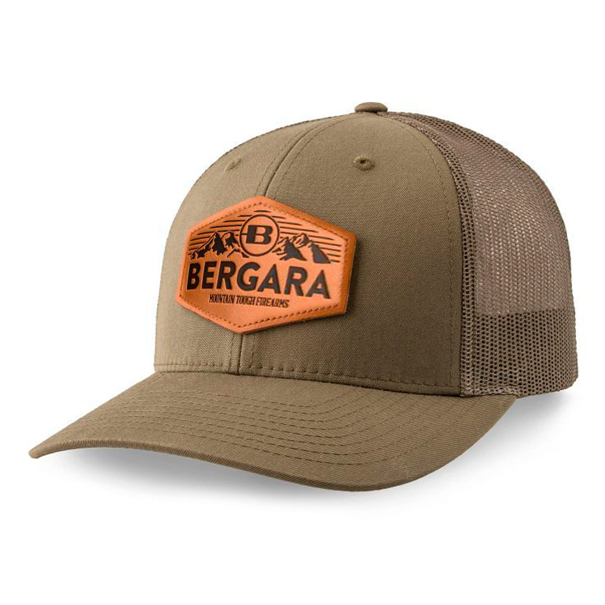 Gorra Yukon con parche de cuero Bergara