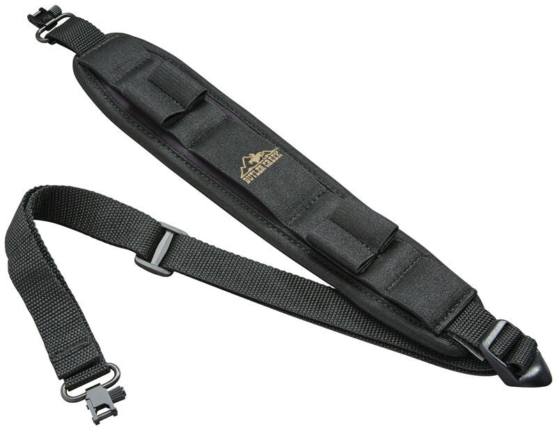 Correa Butler Creek Comfort Stretch Alaskan Magnum con anillas portafusil - negra