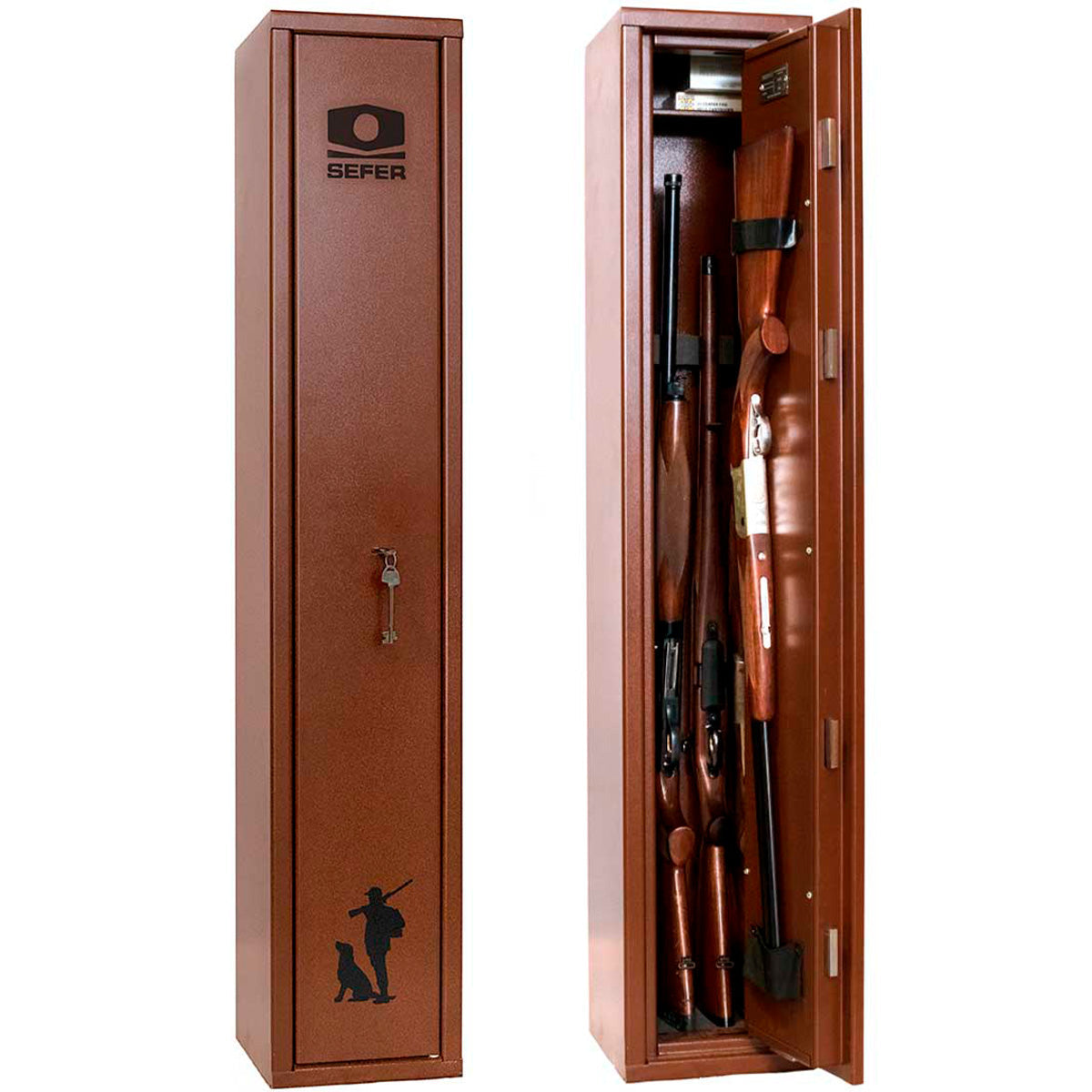 Armero de seguridad SF-104 3 armas largas con estante