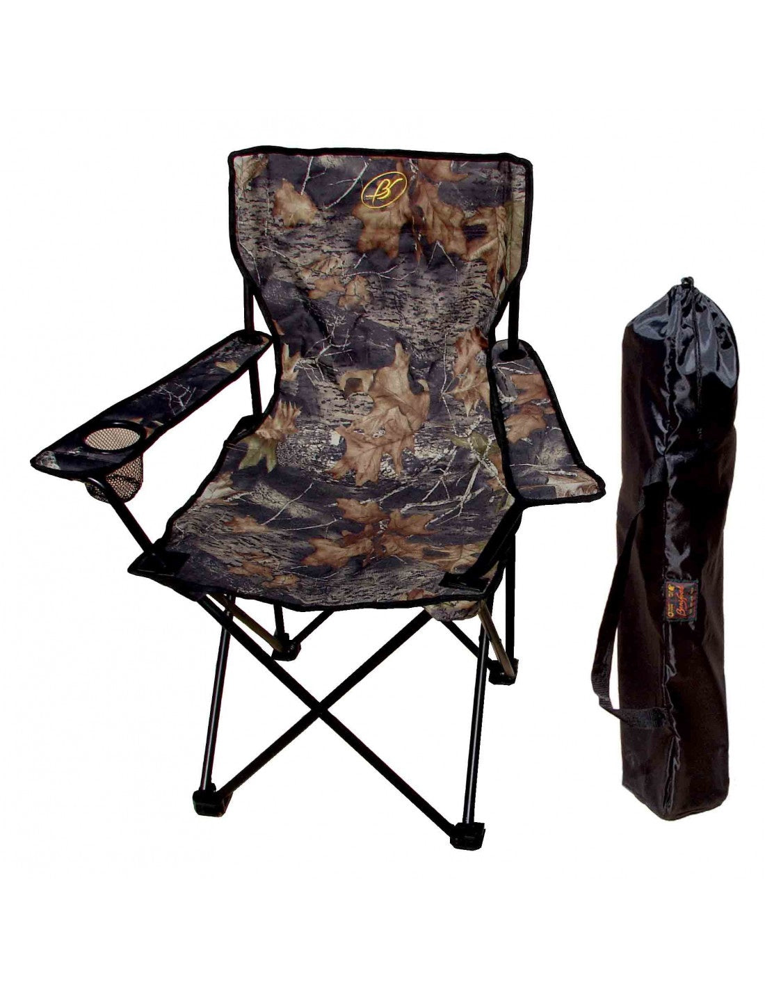 Silla plegable Benisport camuflaje / verde