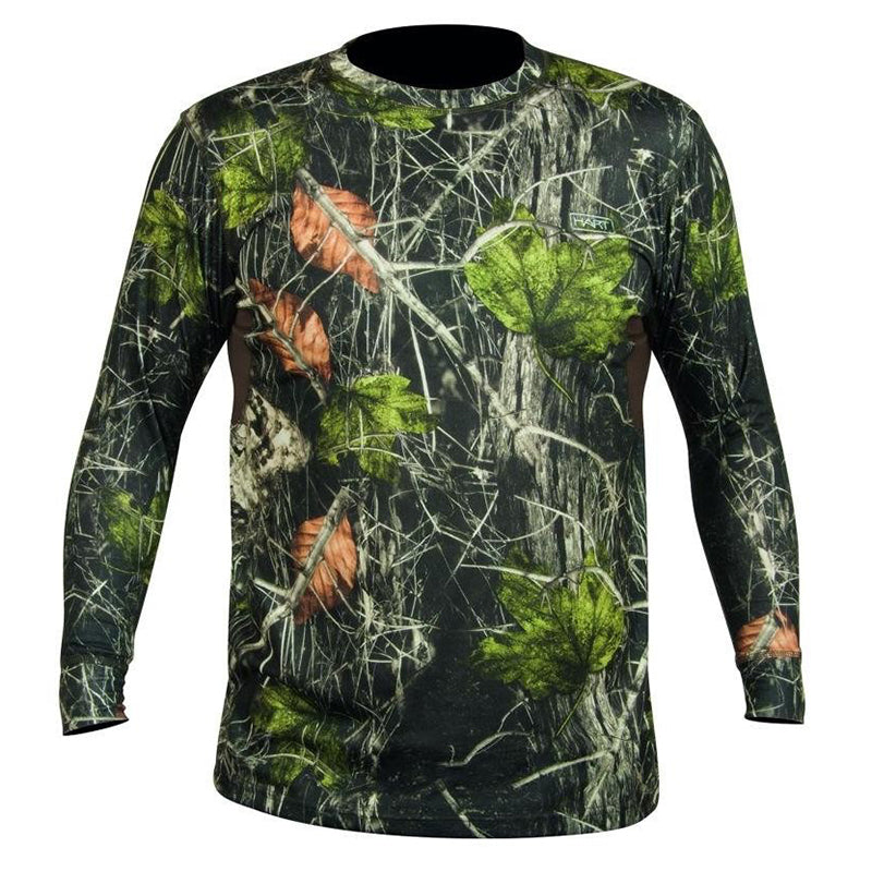 Camiseta Hart Crew-l manga larga Camo Forest