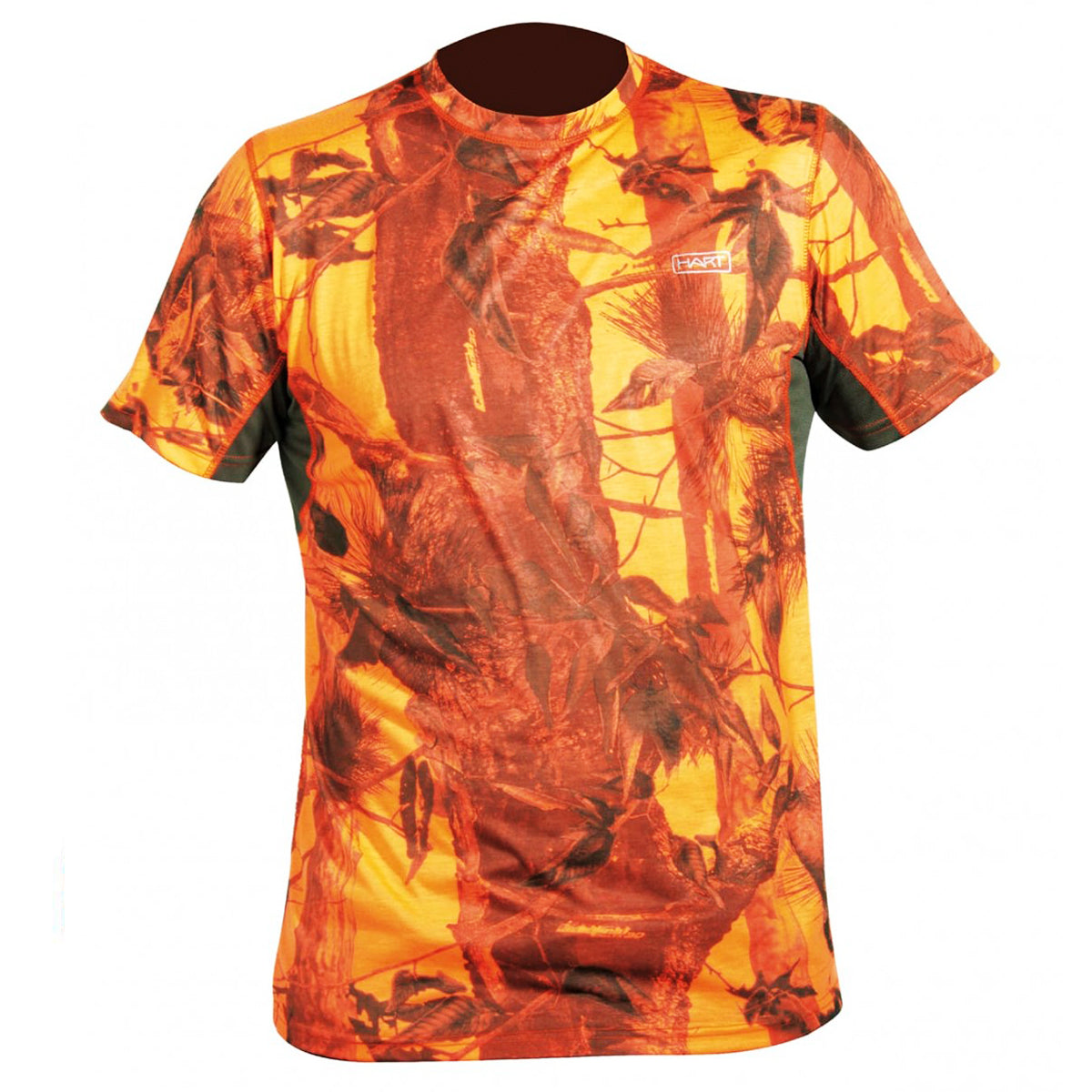 Camiseta Hart Hunting Crew-S manga corta naranja Blaze