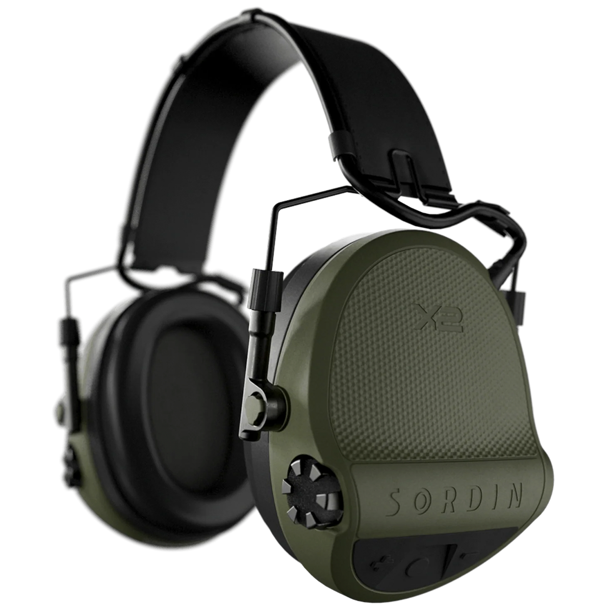 Sordin X2 SFA-Hunting & X2 SFA-CUP VERDE-CUERO-FOAM