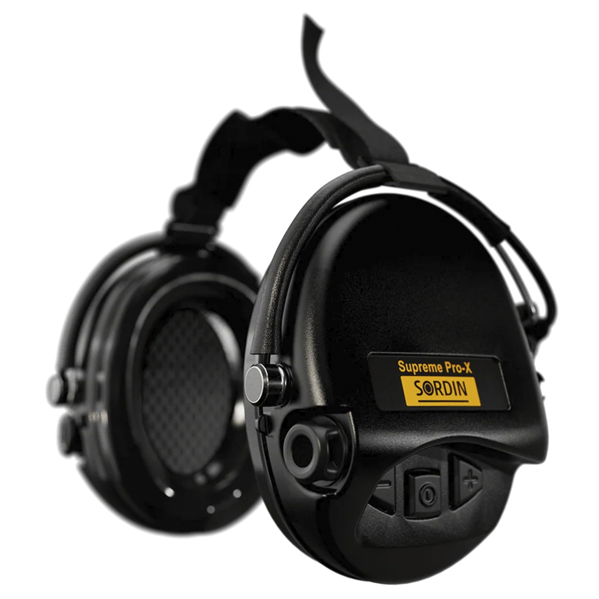 Sordin Supreme Pro-X Neckband & SUPREME PRO X Neckband Negro Fabric- Cup Negro- PVC