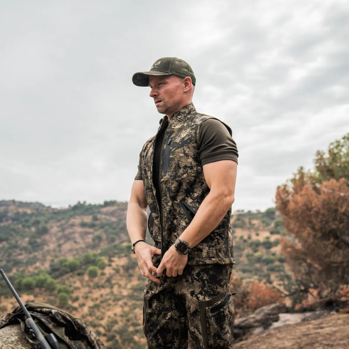 Chaleco SEELAND Chaser Aero Camo Verde
