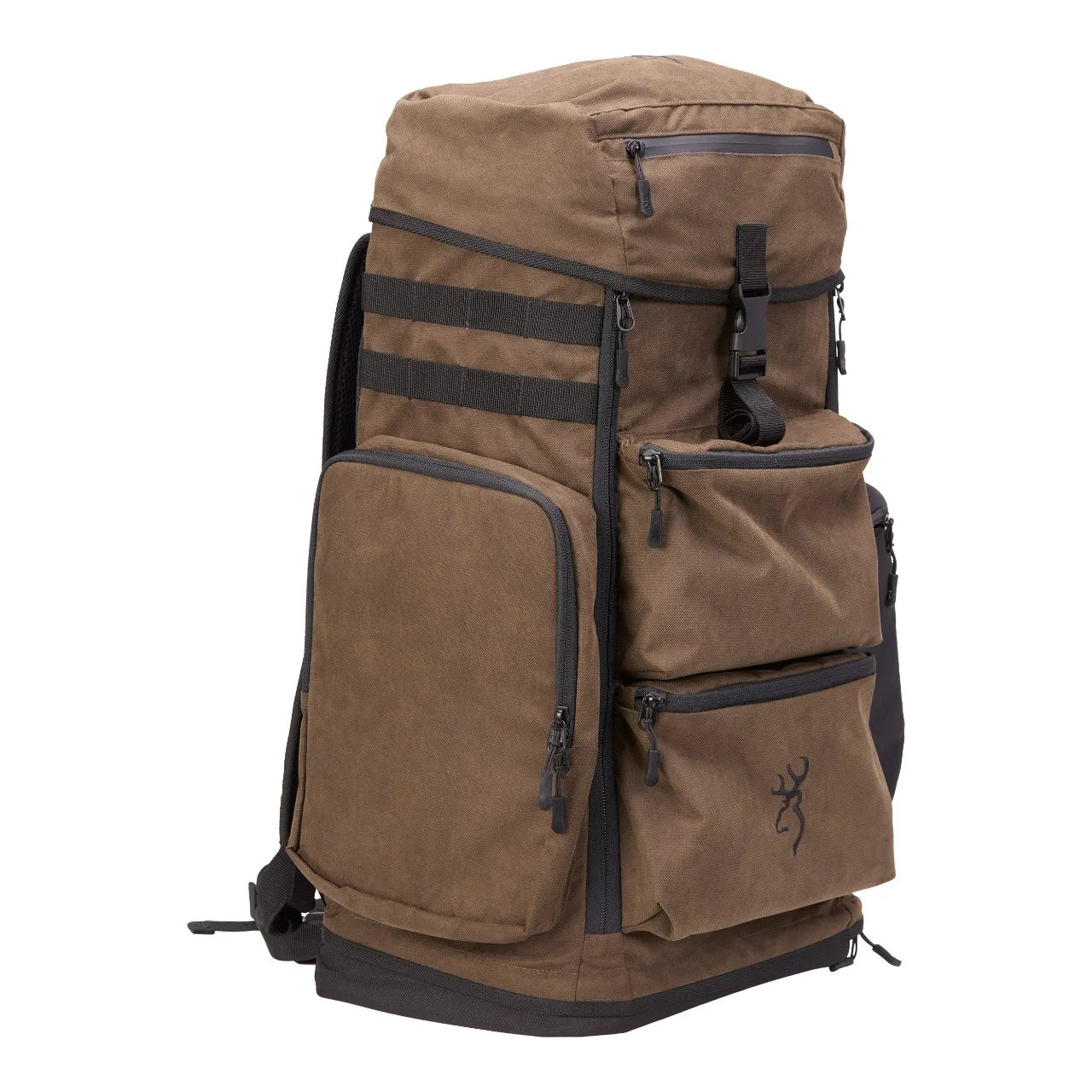 Mochila Browning Hybrid Verde 35 L con taburete