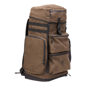 Mochila Browning Hybrid Verde 35 L con taburete