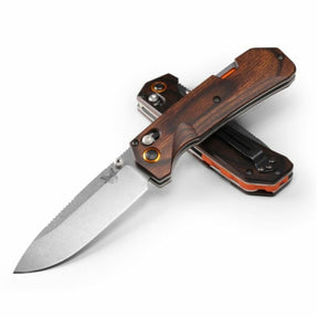 Navaja BENCHMADE Grizzly Creek Madera
