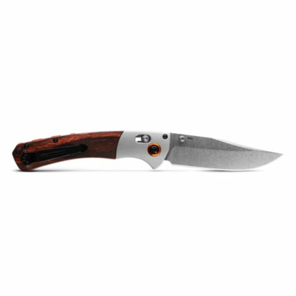 Navaja BENCHMADE Crooked River Madera detalle oficial