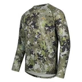 Camiseta manga larga BLASER Tech LS Shirt 23 HunTec Camo / Verde Olive