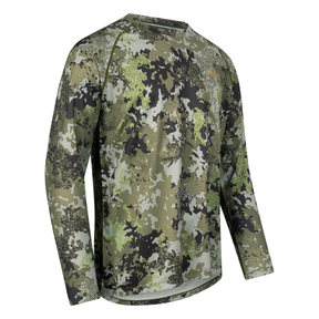 Camiseta manga larga BLASER Tech LS Shirt 23 HunTec Camo / Verde Olive