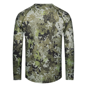 Camiseta manga larga BLASER Tech LS Shirt 23 HunTec Camo / Verde Olive