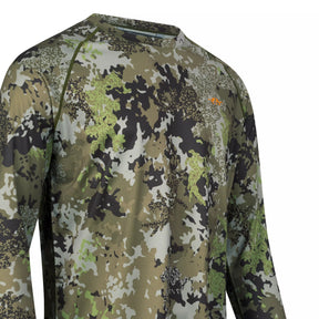 Camiseta manga larga BLASER Tech LS Shirt 23 HunTec Camo / Verde Olive