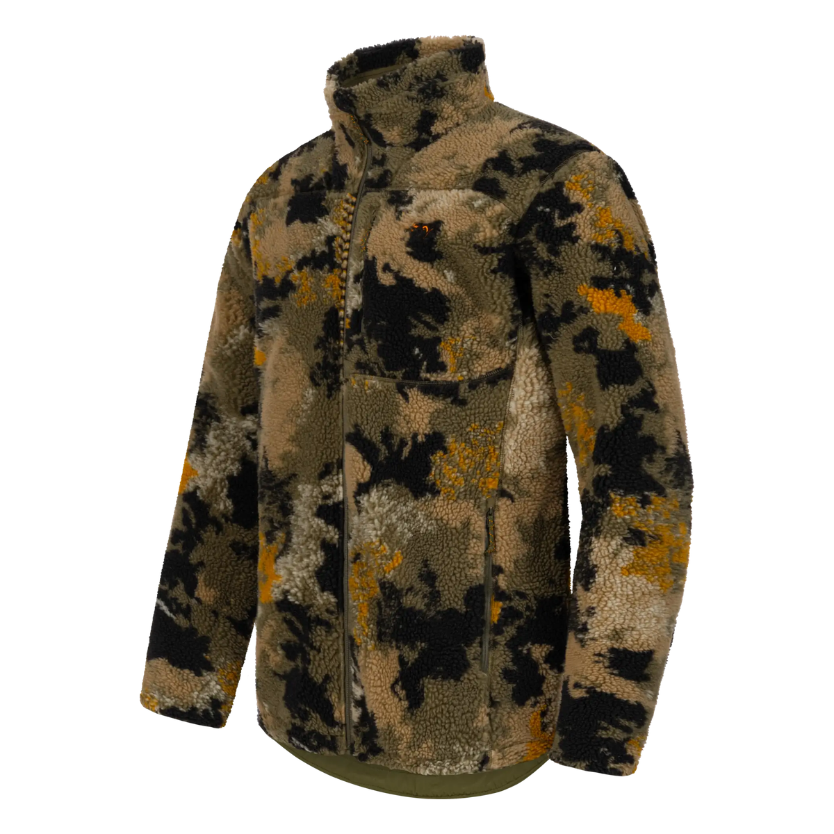 Chaqueta sherpa Blaser Silence Camo, vista lateral izquierda
