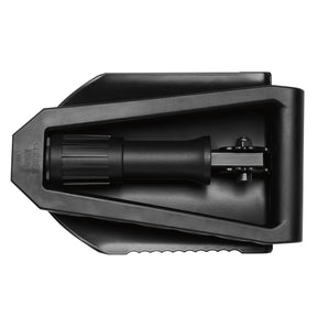 Pala plegable E-Tool filo dentado negro GERBER