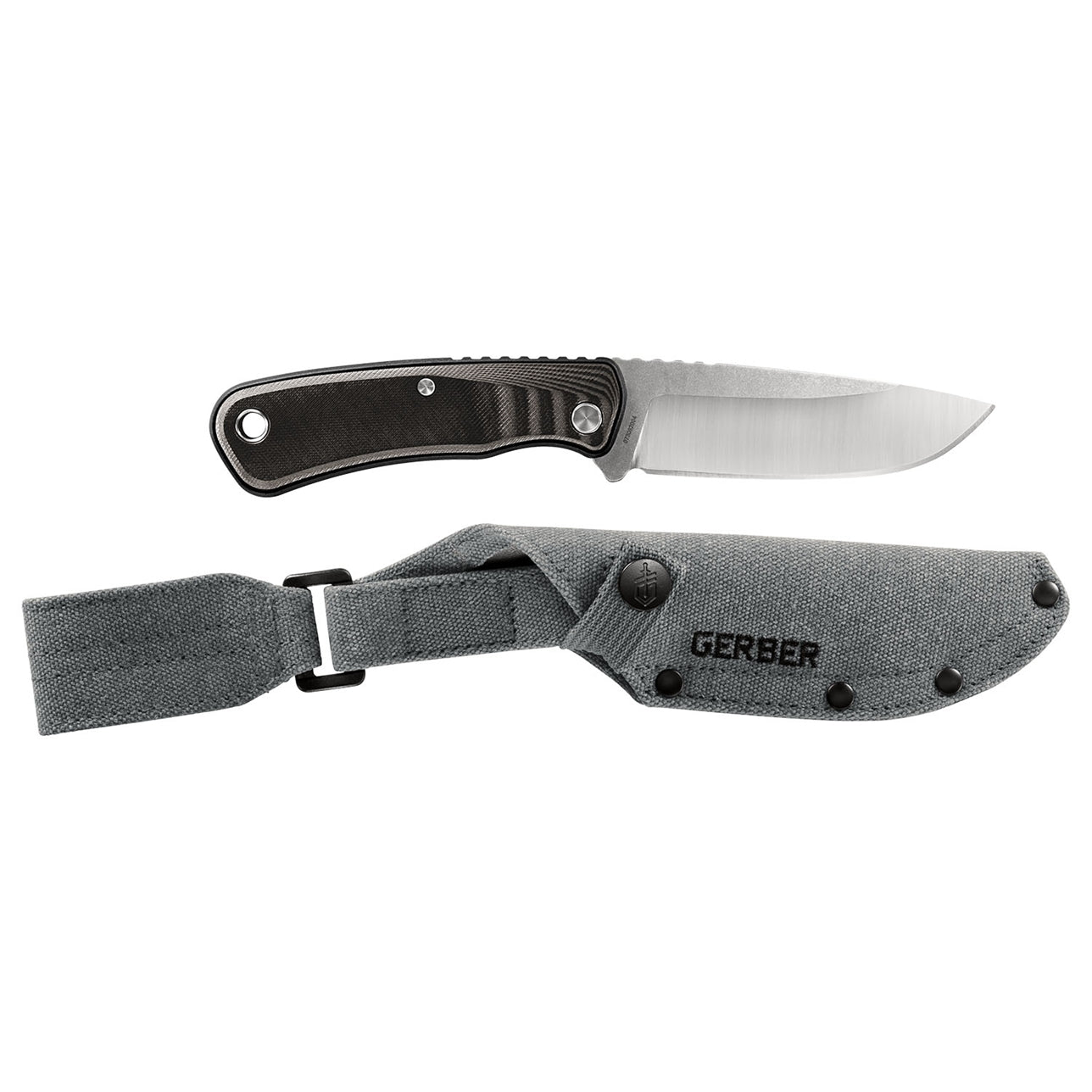 Cuchillo de caza Downwind Drop Point negro GERBER