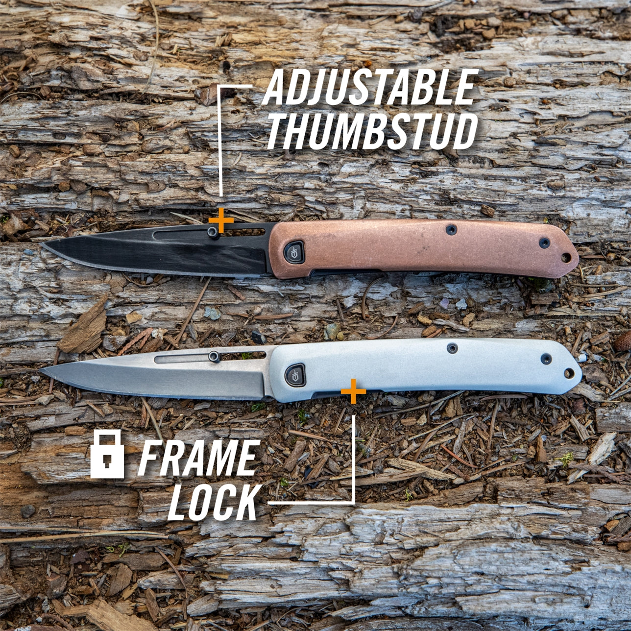 Cuchillo plegable Affinity filo liso cobre GERBER
