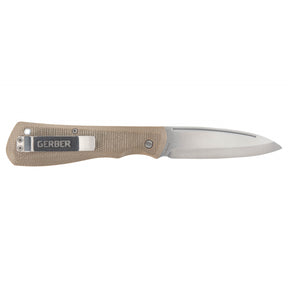 Cuchillo plegable Mansfield filo liso micarta GERBER
