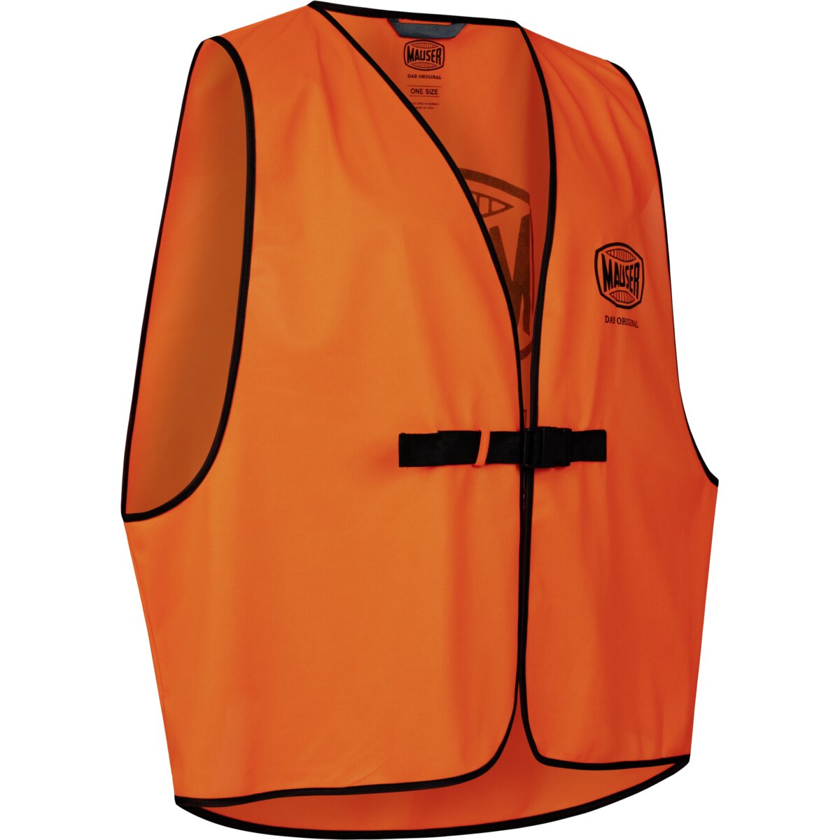 Chaleco MAUSER Trail – Puor pure naranja alta visibilidad – vista 3
