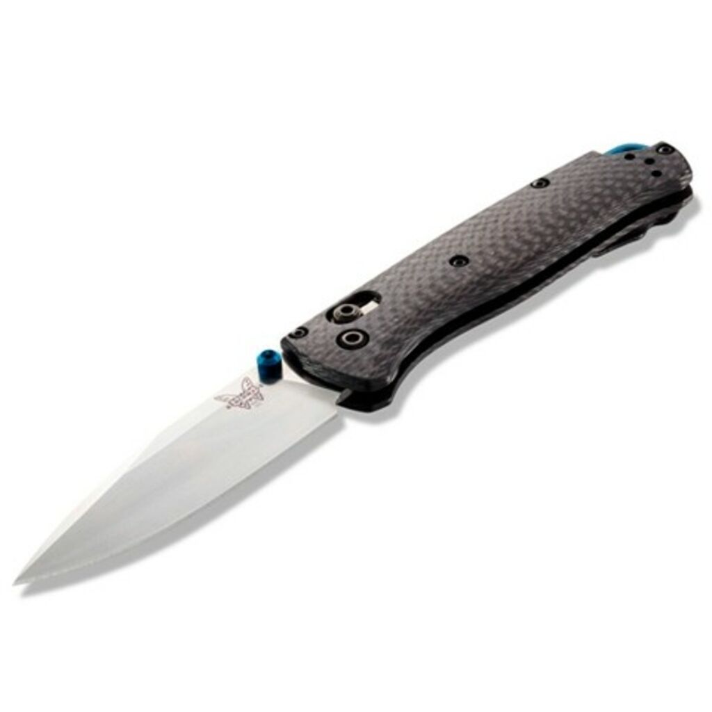 Navaja BENCHMADE Bugout Fibra Carbono detalle oficial