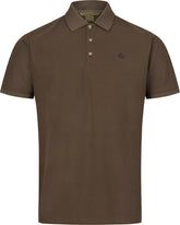 Polo SAUER 23 para hombre – Choc chocolate