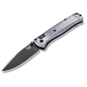 Navaja BENCHMADE Bugout Aluminio Gris detalle oficial