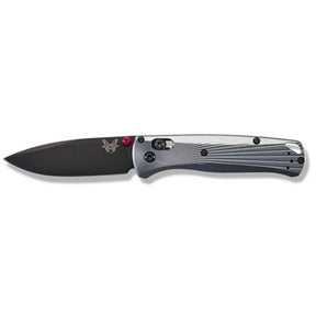 Navaja BENCHMADE Bugout Aluminio Gris detalle oficial