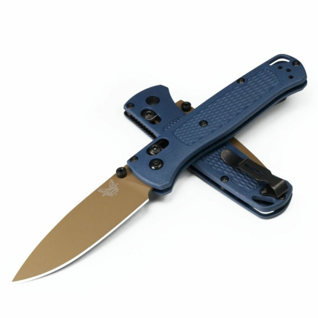 Navaja BENCHMADE Bugout Grivory® Azul / hoja arena